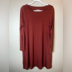 Wool& Merino Wool Blend Swing Mini Dress Size S